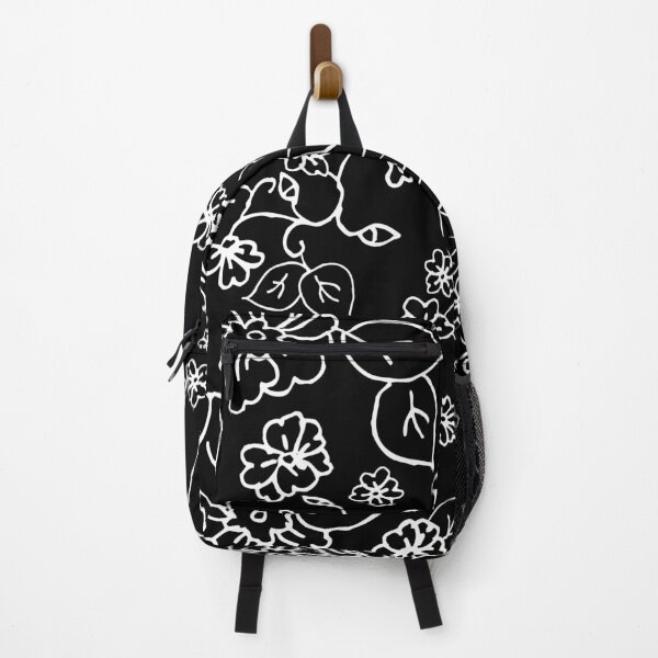 Item preview, Drawn Black and White  Floral Seamless Pattern designed and sold by Sharon Schwalbe.