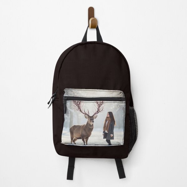 Item preview, Woman watching a deer designed and sold by WildSoul04.