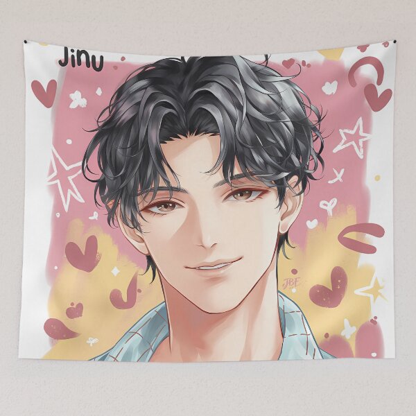 Aperçu de l'œuvre Jinu sexy peinture chasseurs de démons kpop saja boys créée et vendue par jbfart.