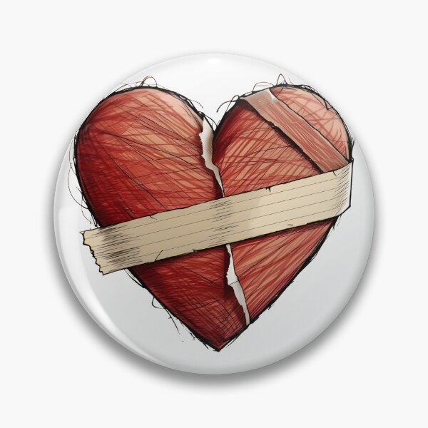 Item preview, Still Beating — Hand-Drawn Scribbly Heart Sticker | Emotional Indie Art designed and sold by CrystalCove11.