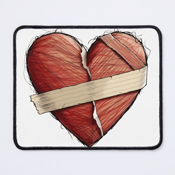 Item preview, Still Beating — Hand-Drawn Scribbly Heart Sticker | Emotional Indie Art designed and sold by CrystalCove11.