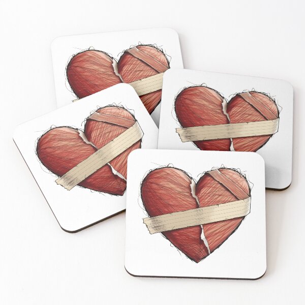 Item preview, Still Beating — Hand-Drawn Scribbly Heart Sticker | Emotional Indie Art designed and sold by CrystalCove11.