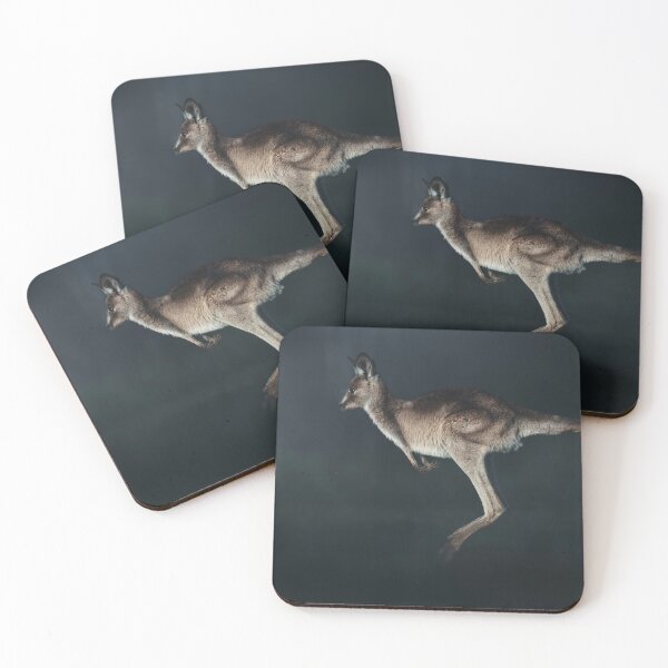 Item preview, Young Eastern Grey Kangaroo Jumping designed and sold by robdwildlife.