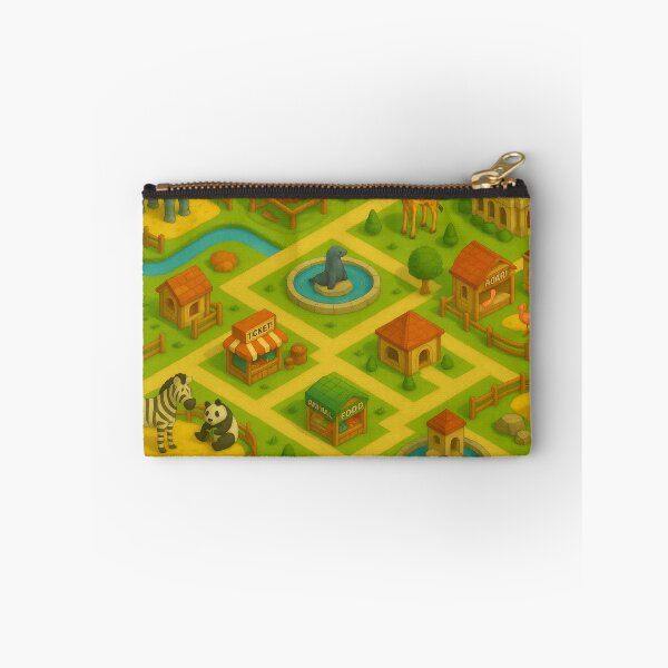 Item preview, Tiny Zoo World – Miniature Animal Park Puzzle designed and sold by SEIMEI2025.