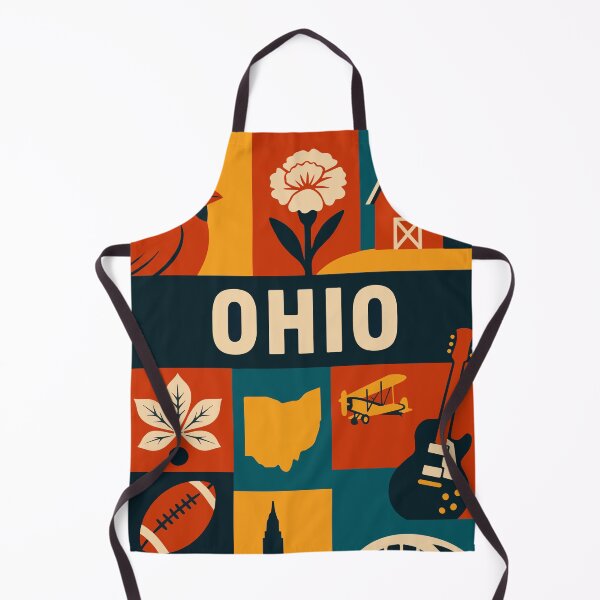 Item preview, Ohio Buckeye State Travel Art Collage USA America designed and sold by kakarikihill.