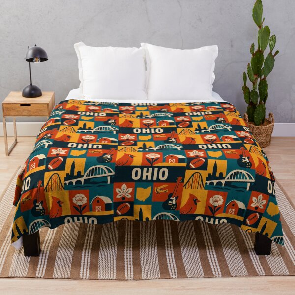 Item preview, Ohio Buckeye State Travel Art Collage USA America designed and sold by kakarikihill.