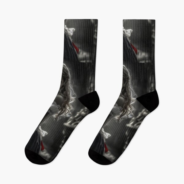 Item preview, Gothic Dark Alice with Creepy Rabbit – Horror Victorian Art designed and sold by Skolyak.