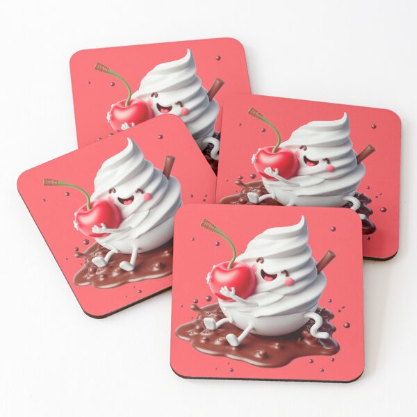 Item preview, Sweet Embrace cream and cherry designed and sold by DumbPet.
