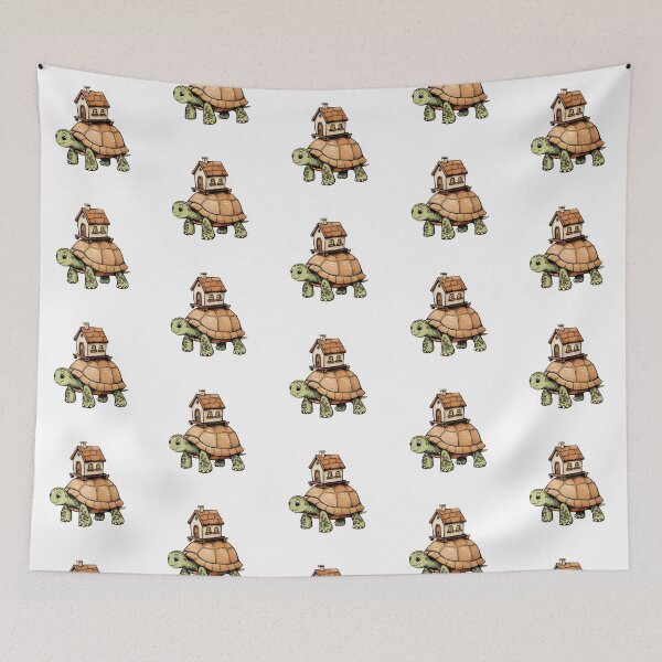 Item preview, At My Pace – Hand-Drawn Turtle Sticker  designed and sold by CrystalCove11.
