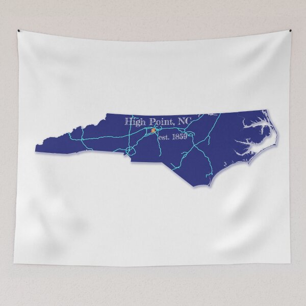 Item preview, High Point, NC [Blue] designed and sold by PhilbonianDezin.