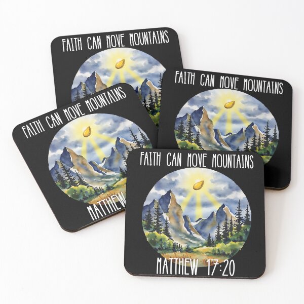 Item preview, Faith Can Move Mountains 2 - Mustard Seed Bible Verse designed and sold by FaeryNuff.