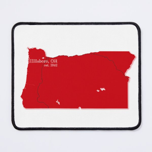 Item preview, Hillsboro, OR [Red] designed and sold by PhilbonianDezin.