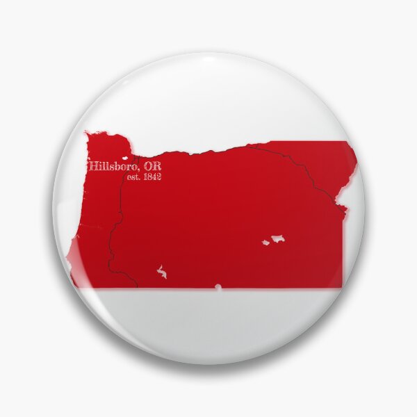 Item preview, Hillsboro, OR [Red] designed and sold by PhilbonianDezin.