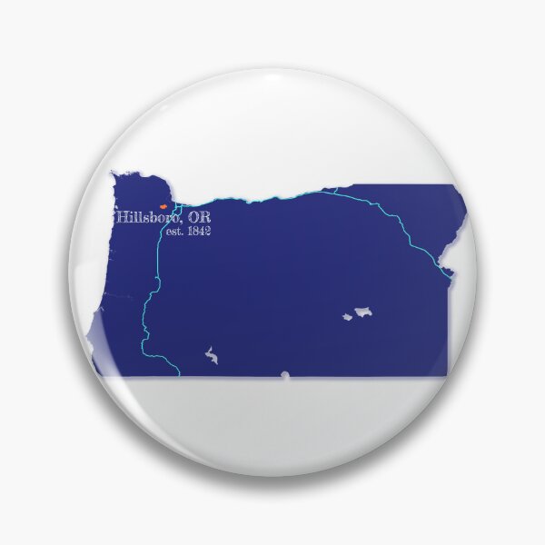 Item preview, Hillsboro, OR [Blue] designed and sold by PhilbonianDezin.