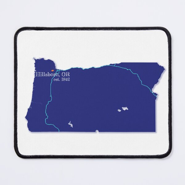 Item preview, Hillsboro, OR [Blue] designed and sold by PhilbonianDezin.