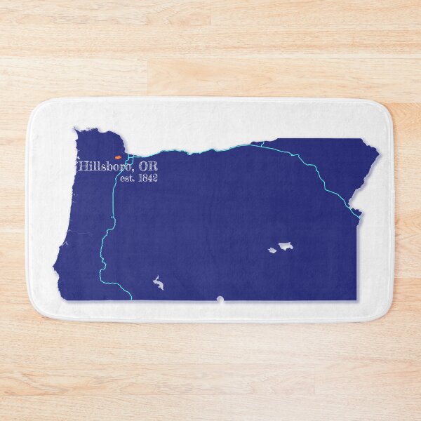 Item preview, Hillsboro, OR [Blue] designed and sold by PhilbonianDezin.