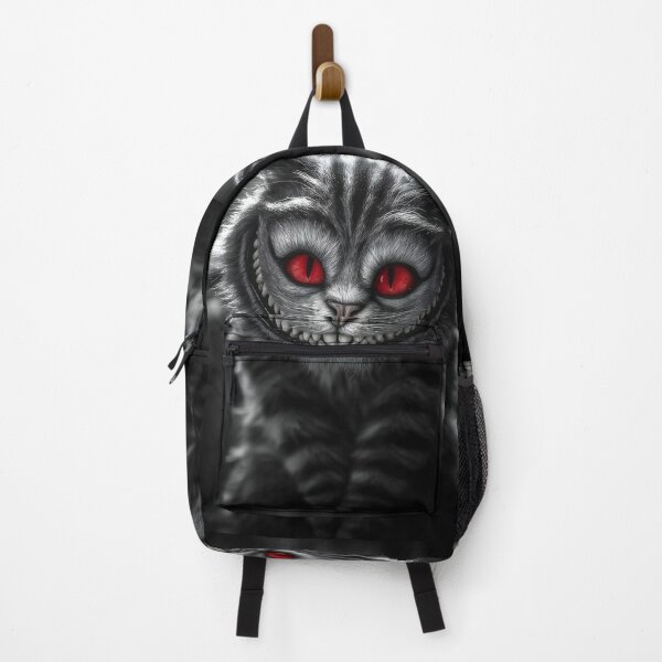 Item preview, Sinister Grinning Cheshire Cat with Red Eyes – Dark Fantasy Art designed and sold by Skolyak.