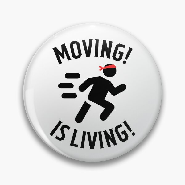 Item preview, Moving Is Living - Black designed and sold by Trend0ver.