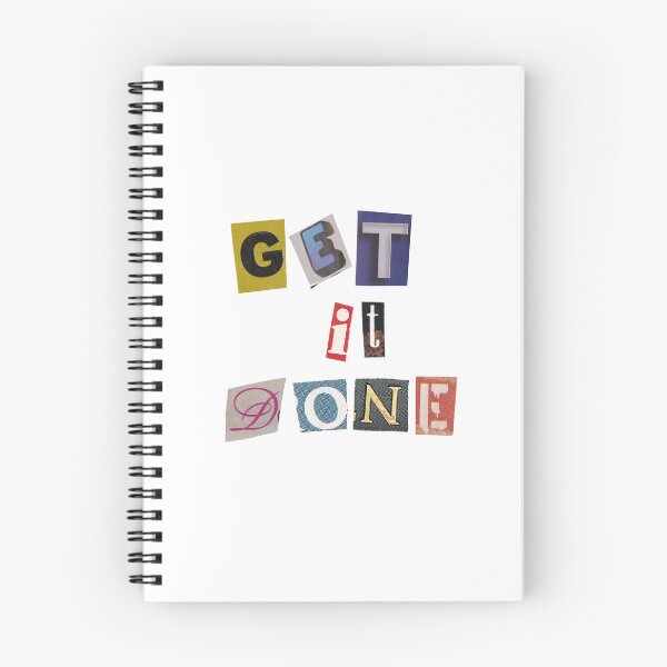 Item preview, Get It Done Magazine Letters Quote designed and sold by RosesVisuals.