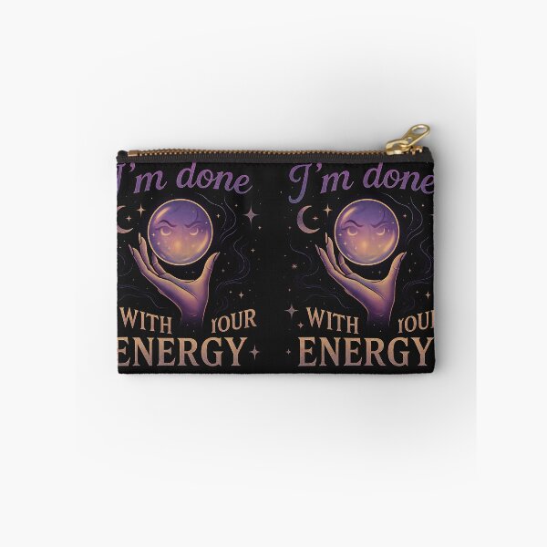 Item preview, Mystical Crystal Ball Energy Warning designed and sold by CtrlAltNope.