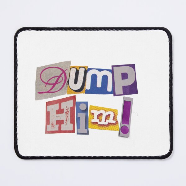 Item preview, Dump Him! Magazine Letters Quote designed and sold by RosesVisuals.