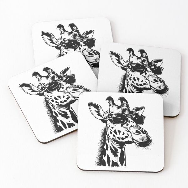 Item preview, Cool Giraffe with Sunglasses – Funny Animal Attitude Art designed and sold by inkoutninja.