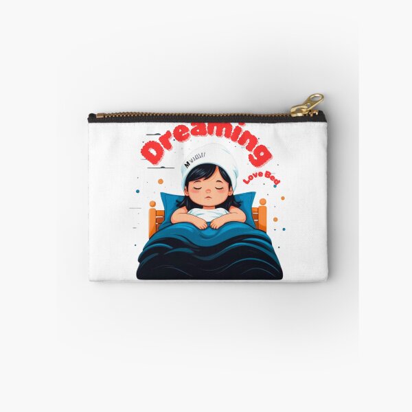 Item preview, Cute Sleeping Girl – Dreaming Is My Job Funny Quote designed and sold by BonioArtLab.