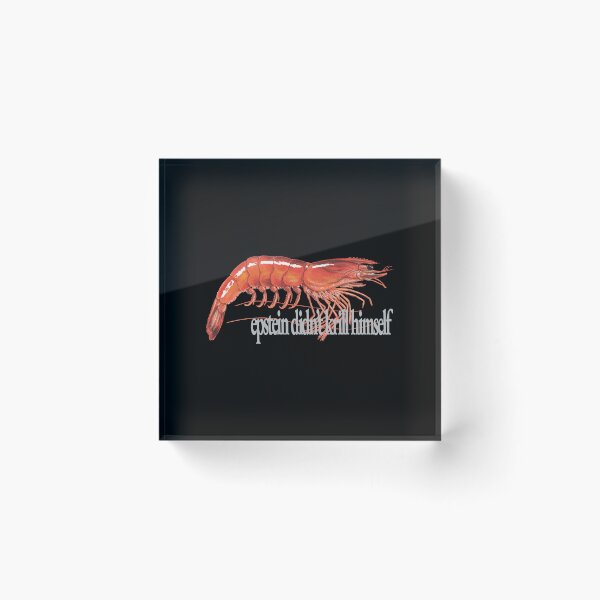 Item preview, epstein didn't krill himself - shrip white text designed and sold by iconoclassist.