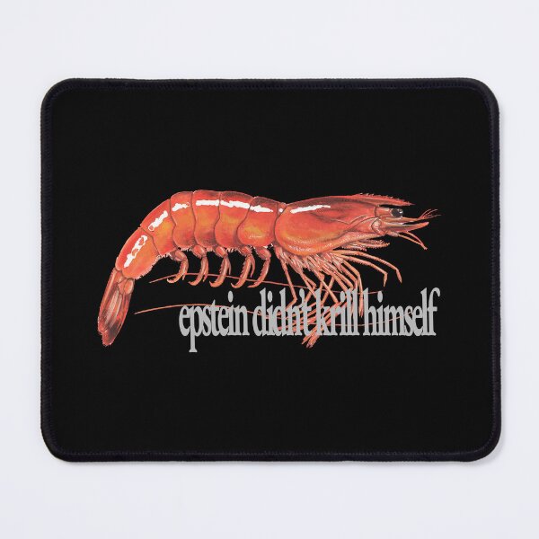 Item preview, epstein didn't krill himself - shrip white text designed and sold by iconoclassist.