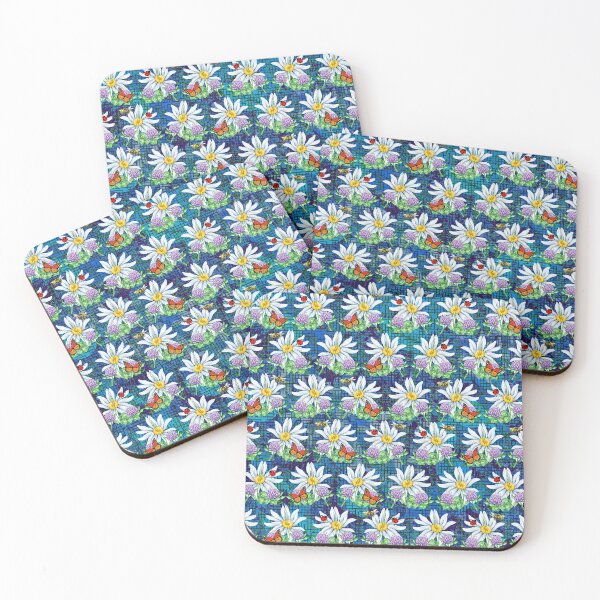 Item preview, Flowers and bugs pattern designed and sold by Gaspar Avila.