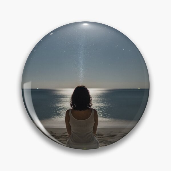 Item preview, Woman at night on the beach designed and sold by WildSoul04.