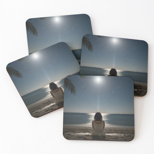 Item preview, Woman at night on the beach designed and sold by WildSoul04.