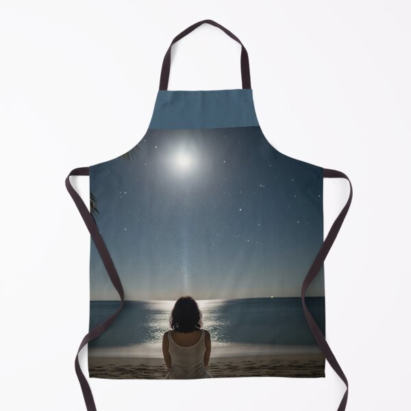 Item preview, Woman at night on the beach designed and sold by WildSoul04.