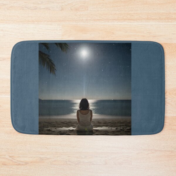 Item preview, Woman at night on the beach designed and sold by WildSoul04.