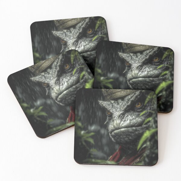 Item preview, Brooding Frog King in Rain – Grimm Fairytales Dark Fantasy Art designed and sold by Skolyak.
