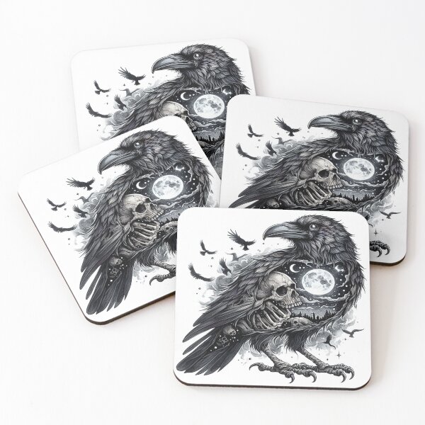 Item preview, Night Sky, Undead Raven Night Sky designed and sold by devonclemon.