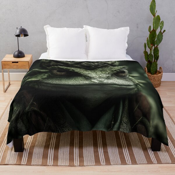 Item preview, Royal Frog King – Dark Fantasy Medieval Portrait designed and sold by Skolyak.