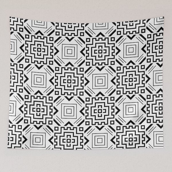 Item preview, Retro Art Deco Geometric Pattern 24.P06a.077.079 designed and sold by Space & Care - Art Deco GeoMetrica.
