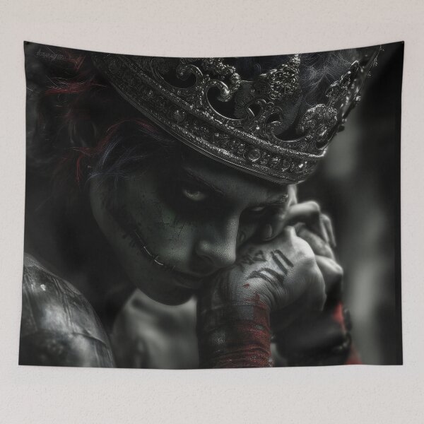 Item preview, Zombie King – Dark Gothic Grimm Fairytales Portrait designed and sold by Skolyak.