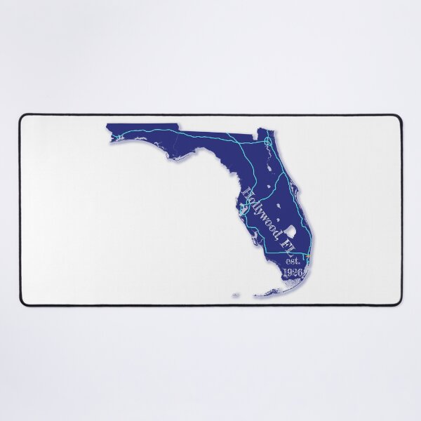 Item preview, Hollywood, FL [Blue] designed and sold by PhilbonianDezin.