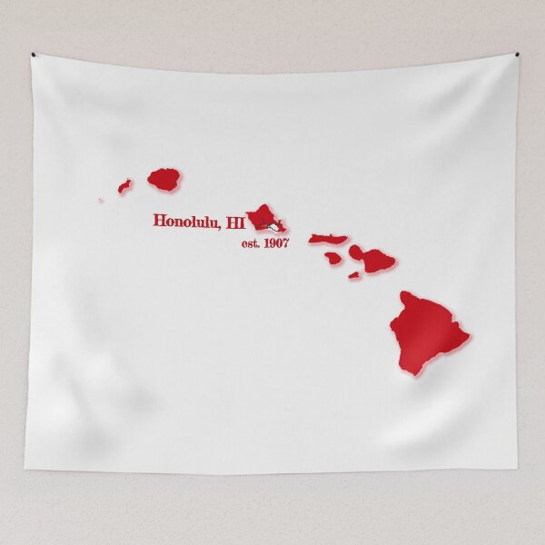 Item preview, Honolulu, HI [Red] designed and sold by PhilbonianDezin.