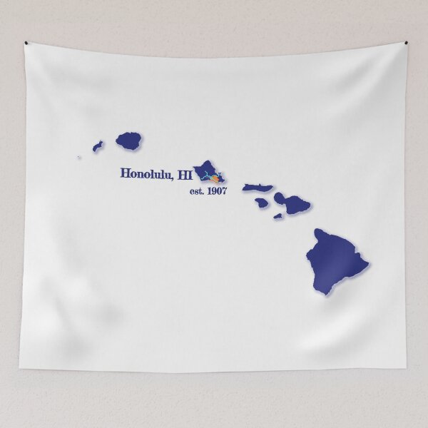 Item preview, Honolulu, HI [Blue] designed and sold by PhilbonianDezin.