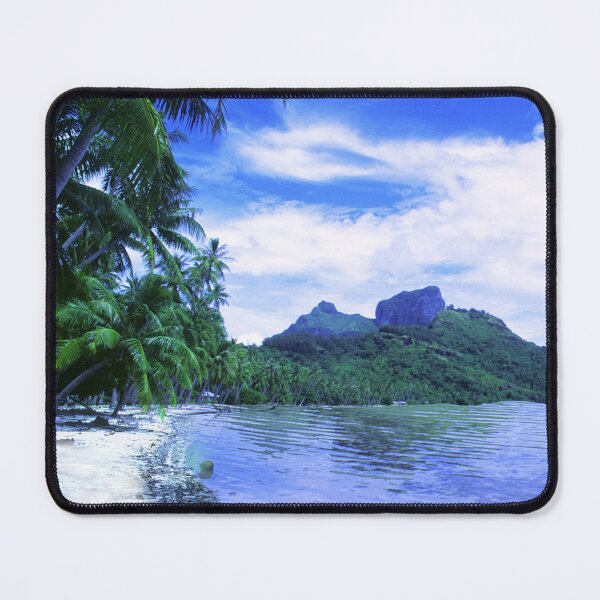 Item preview, Tropical Paradise Island Beach in French Polynesia Art Photo designed and sold by DEC02.