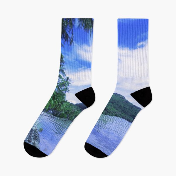 Item preview, Tropical Paradise Island Beach in French Polynesia Art Photo designed and sold by DEC02.