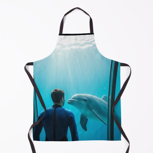 Item preview, Man watching a dolphin designed and sold by WildSoul04.
