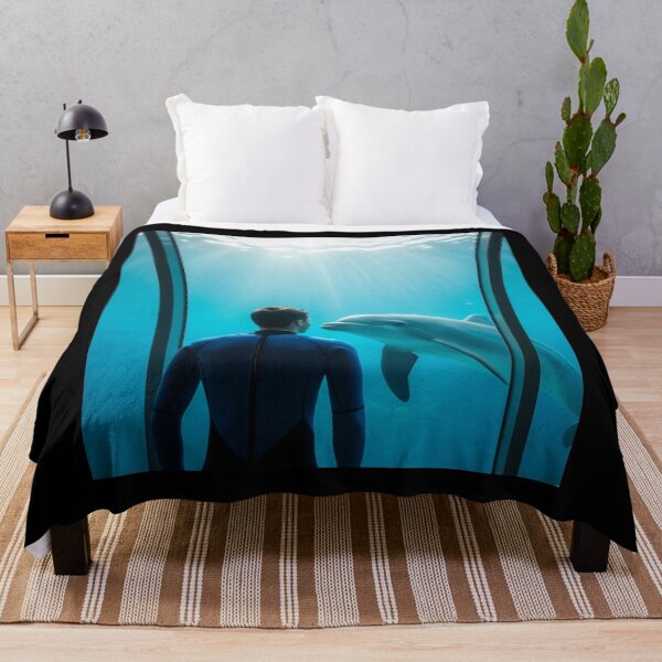 Item preview, Man watching a dolphin designed and sold by WildSoul04.
