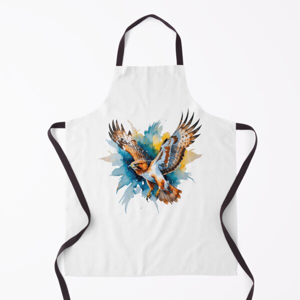 Item preview, Watercolor Red-Tailed Hawk Flying designed and sold by TheNatureNiche.