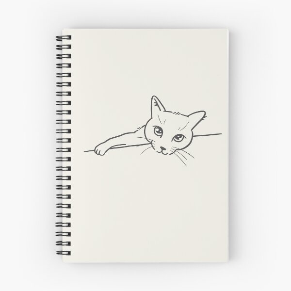 Item preview, Kitty cat on the desk designed and sold by mangopuffstudio.