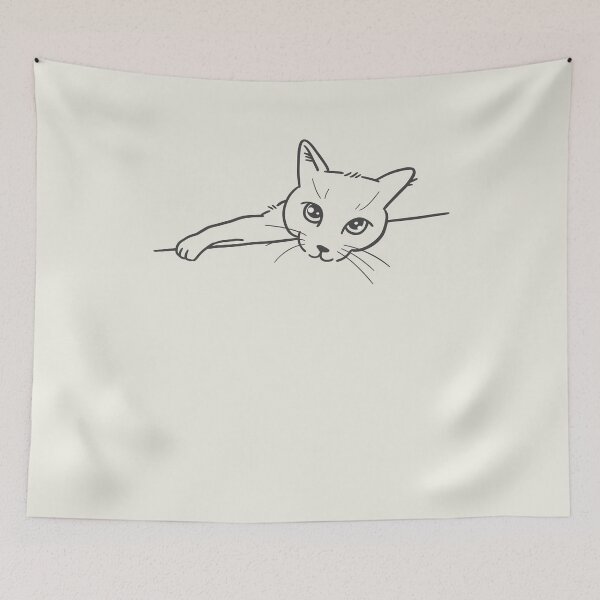 Item preview, Kitty cat on the desk designed and sold by mangopuffstudio.