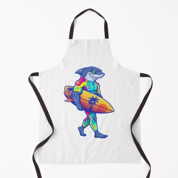 Item preview, Retro 80s Surfer Shark designed and sold by AliveStyle.